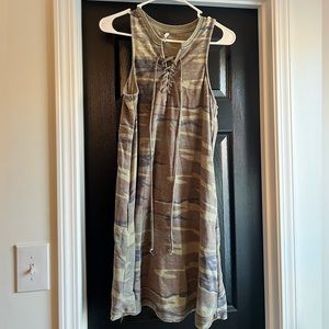 Boutique brand camo dress.